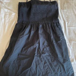 The Drop Spaghetti Strap black dress